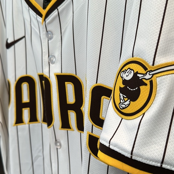 Manny Machado San Diego Padres Nike Home Elite Authentic 2024 Jersey - White - Picture 3 of 7